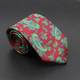 ZONFAZ Soft Bohemian Silk Ties Men's Fashion Polka Dot Necktie