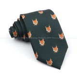 ZONFAZ Creative Imitation Silk Ties Men's Graffiti Necktie