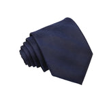 Navy Blue Solid Necktie