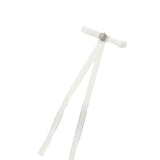 White Rhinestone Bow Tie