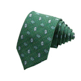 Green Blue Paisley Necktie