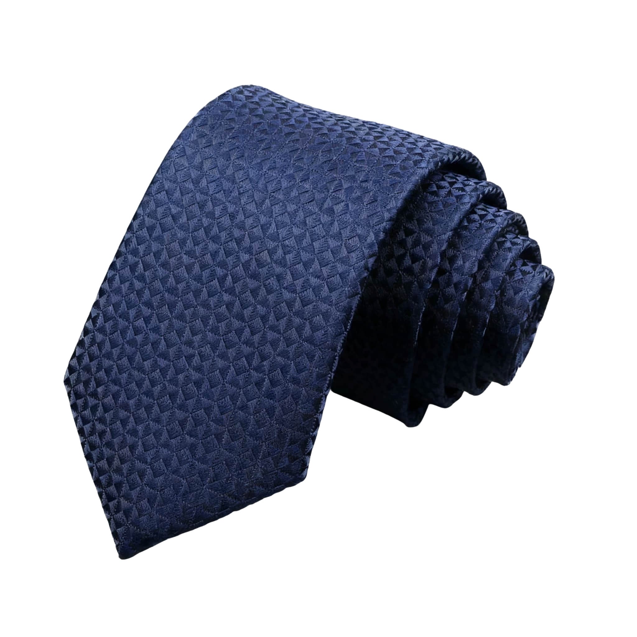 Navy with Navy Diamond Necktie