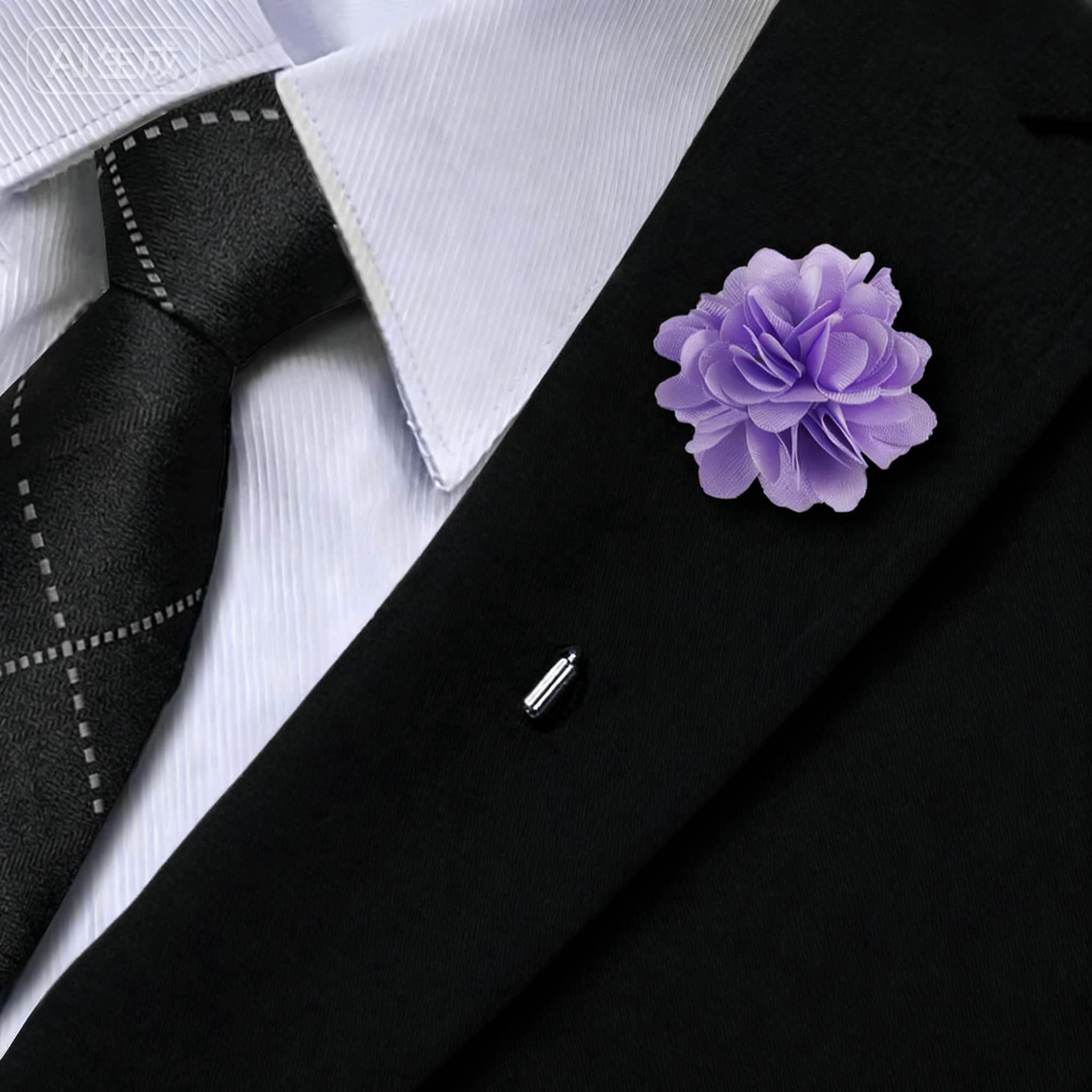 Black With White Diamond Necktie