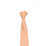 Peach Solid Necktie