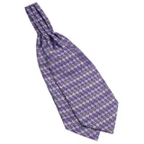 Purple Black Geometric Ascot