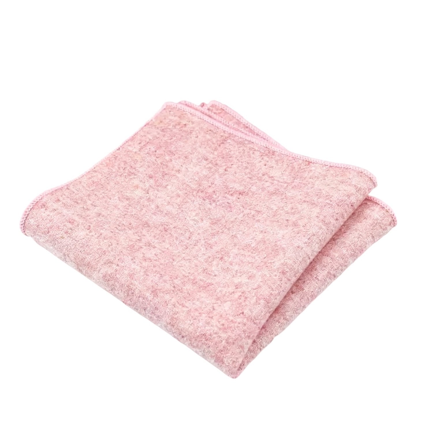 Pink With Pink Textured Pocket Square