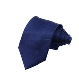 Navy Blue Solid Necktie