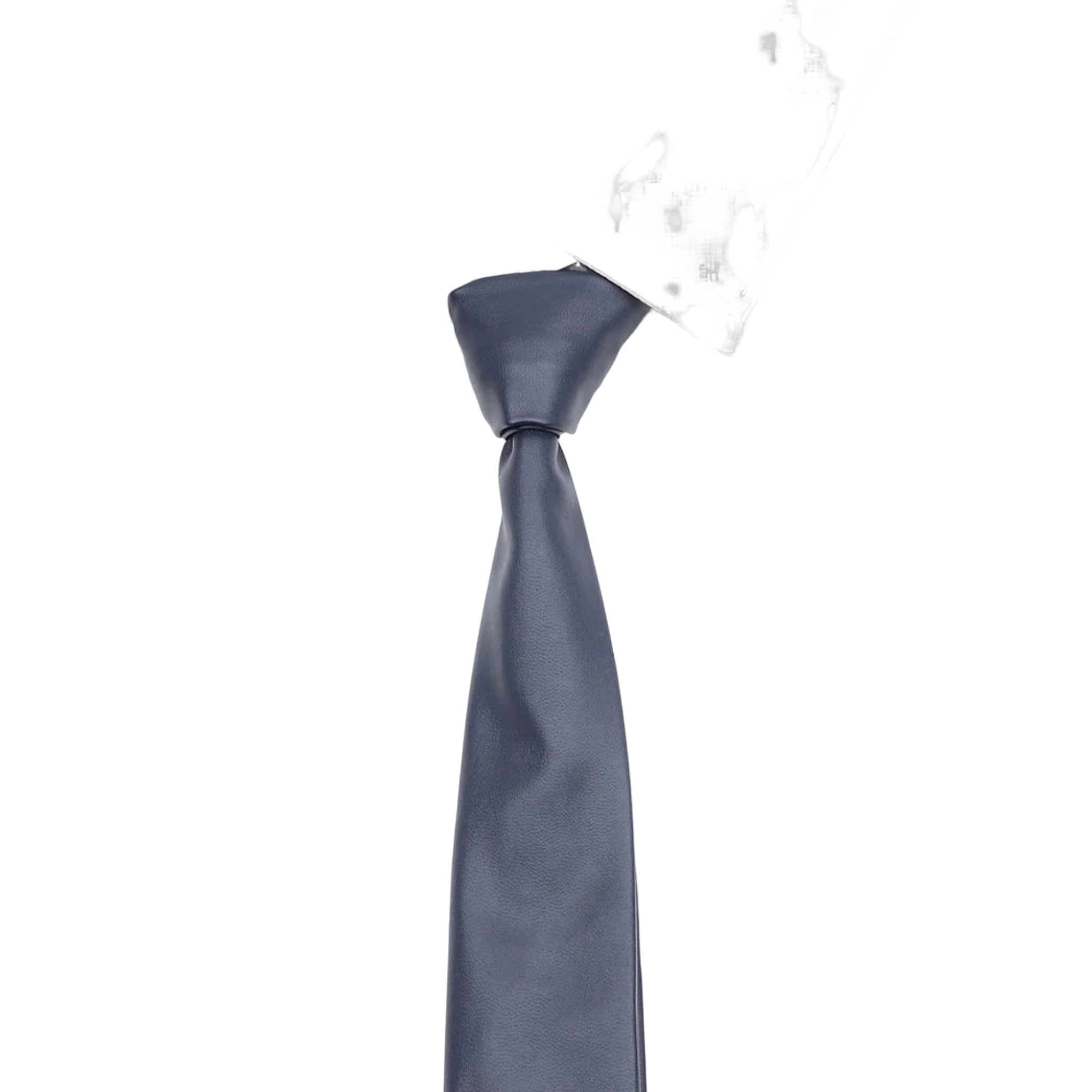 Dark Blue with Solid Necktie