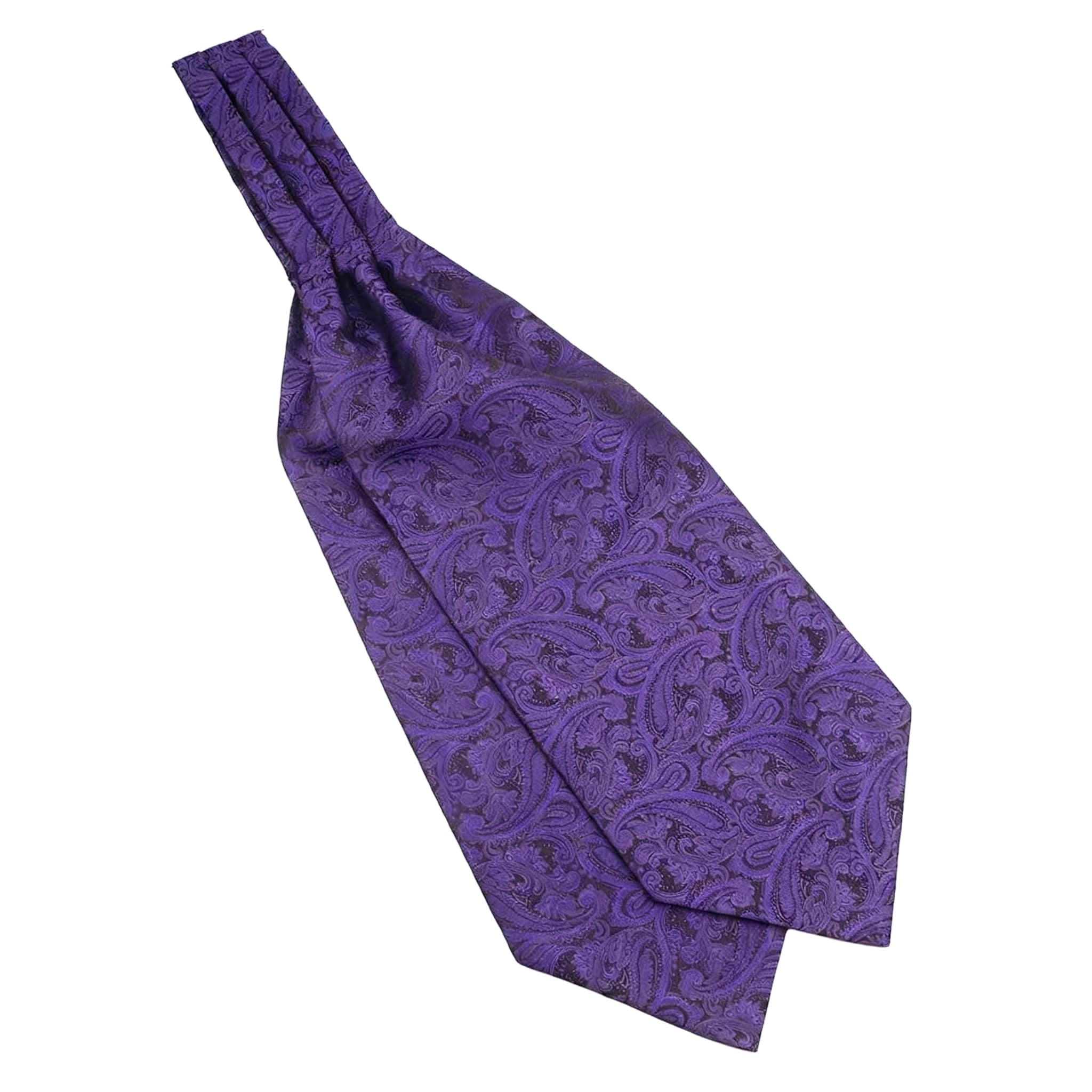 Purple Purple Paisley Ascot