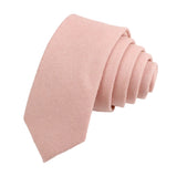 Dusty Rose Pink Solid Necktie