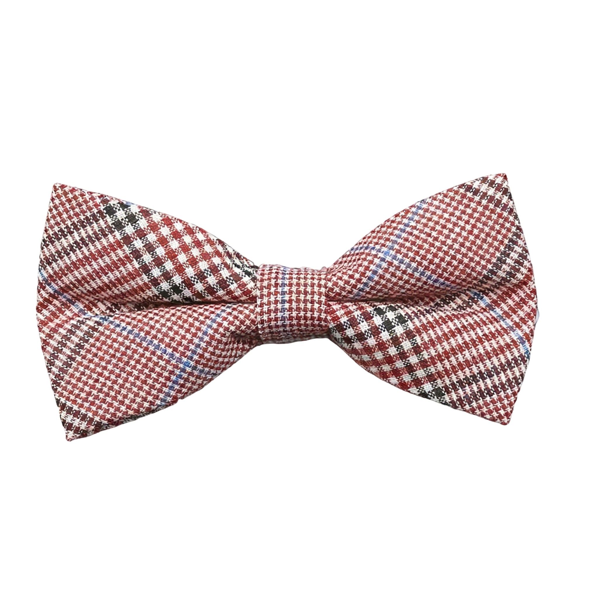 Red Black Plaid Bowtie