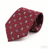 Red Blue Paisley Necktie