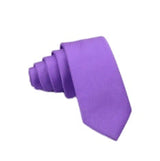 Purple Solid Necktie