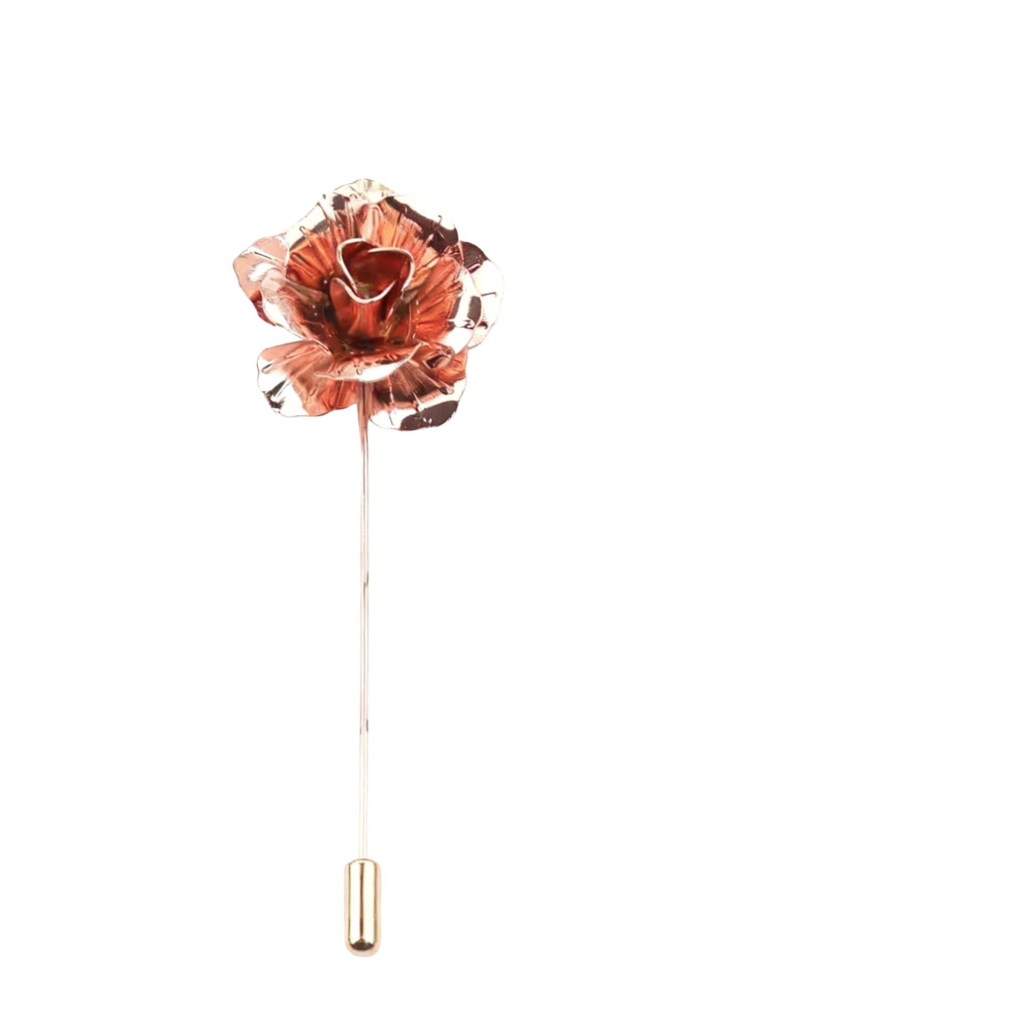 Rose Gold Gold Flower Lapel Pin