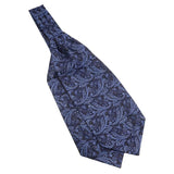 Navy Blue Blue Paisley Ascot