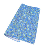 Light Blue Yellow Floral Pocket Square