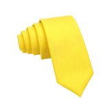 Yellow Solid Necktie