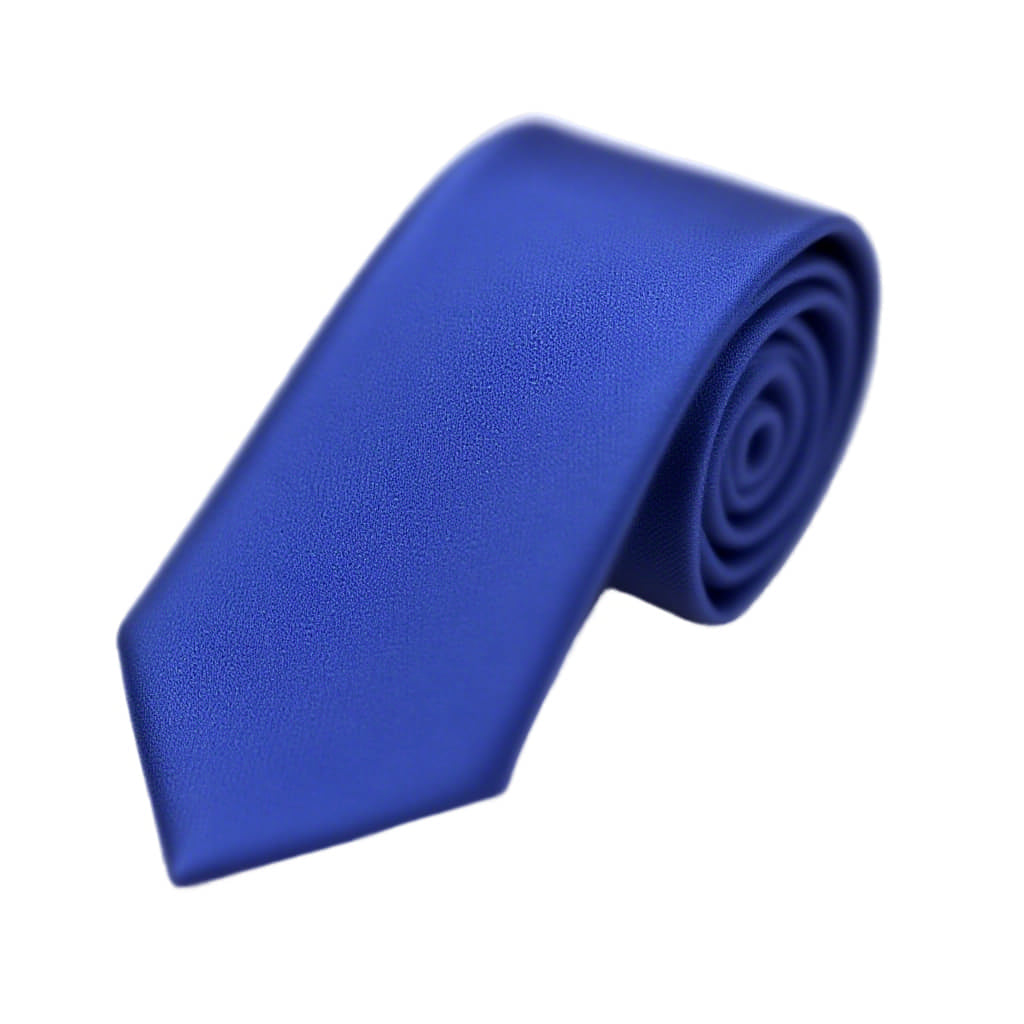 Blue Solid Necktie