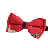 Gray Gold Filigree Bowtie