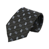Black Blue Paisley Necktie
