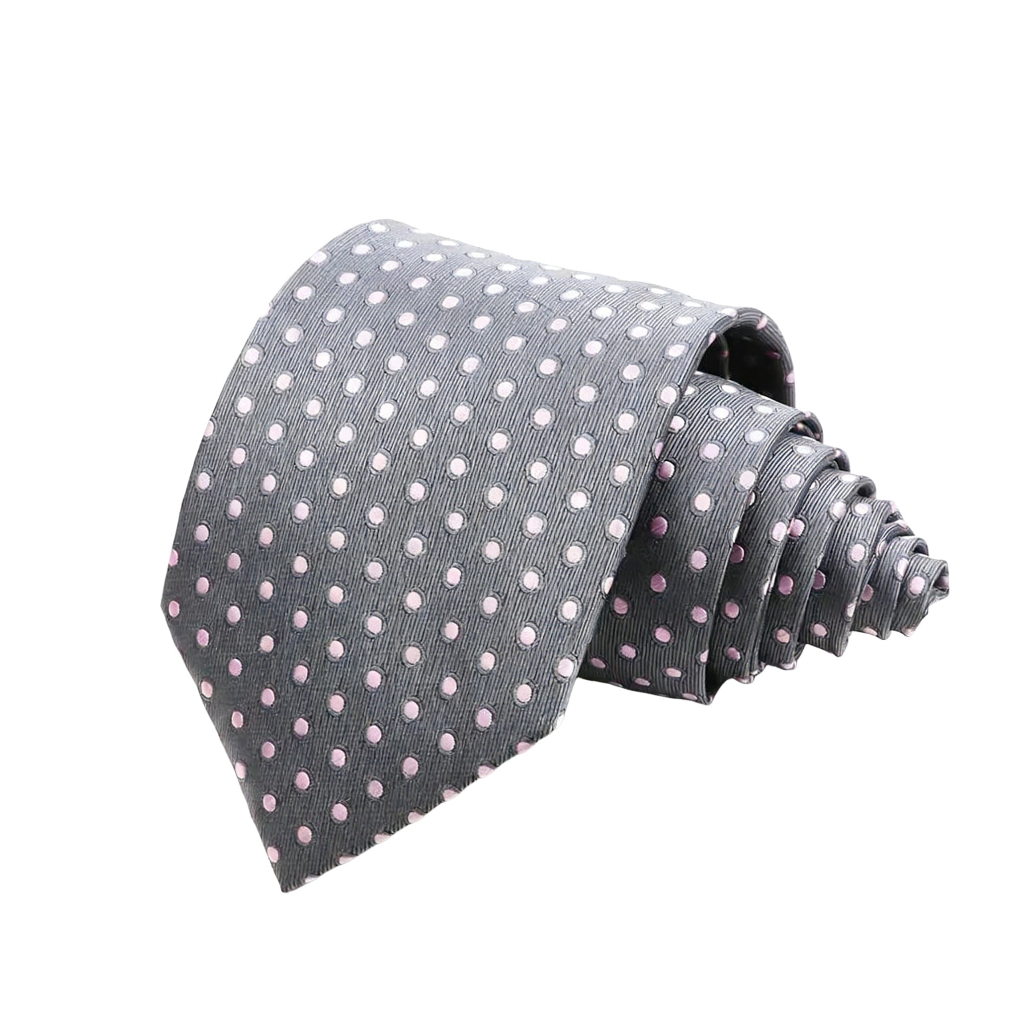 Brown Blue Geometric Necktie