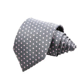 Brown Blue Geometric Necktie