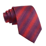 Red Blue Geometric Necktie