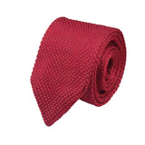 Maroon Knitted Tie