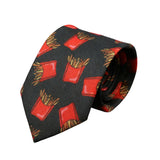 Black Red Fries Necktie