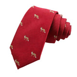 Red Brown Fox Necktie