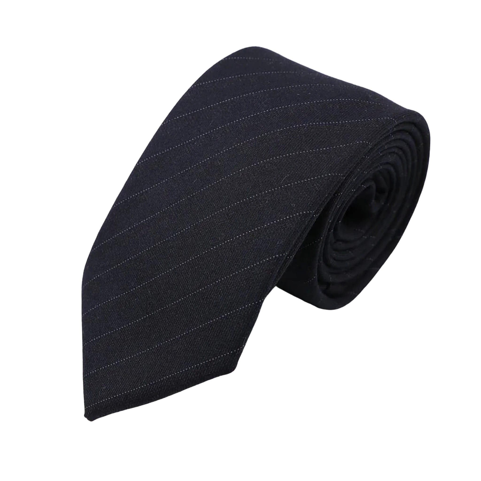 Black Striped Necktie