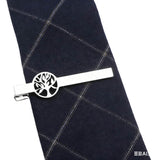 Silver Tree Tie Bar