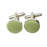 Green Green Woven Cufflink