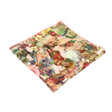 Pink Multicolor Angel Pocket Square