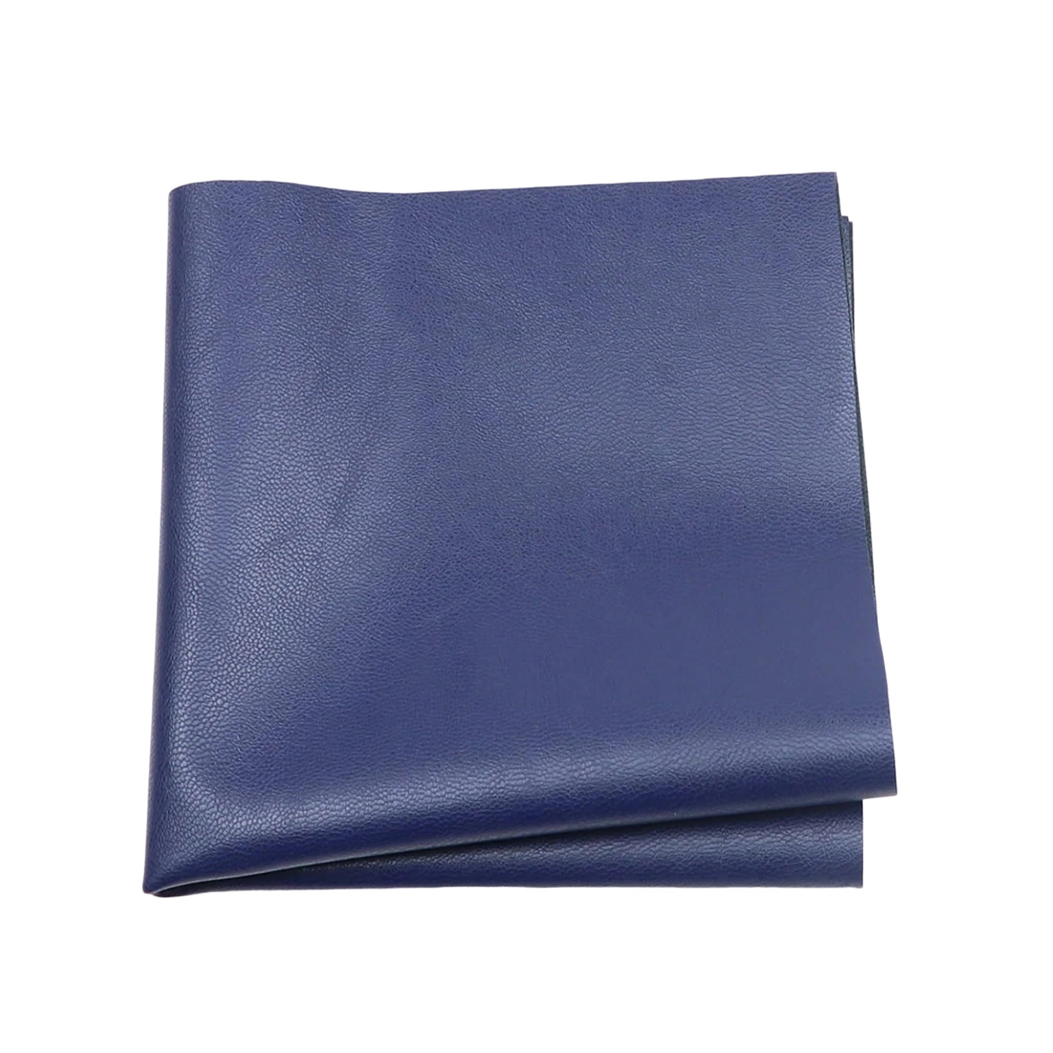 Navy Blue Solid Pocket Square