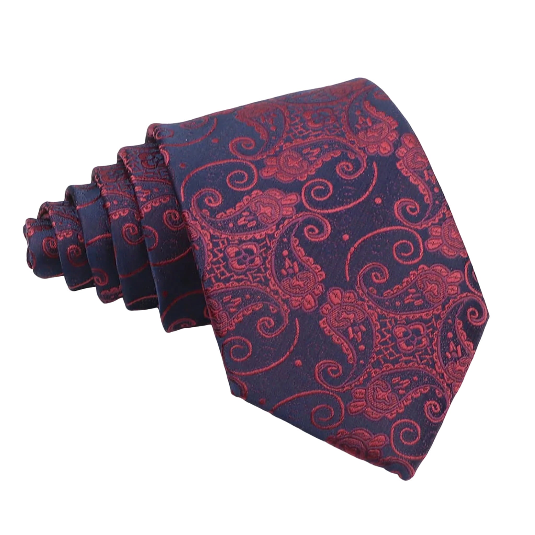 Burgundy Solid Solid Necktie