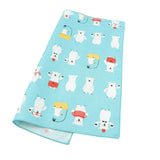 Light Blue White Bear Pocket Square