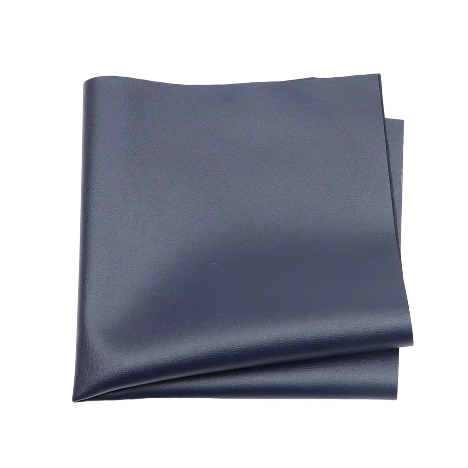Navy Blue with Navy Blue Solid Pocket Square