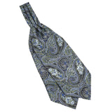 Blue Green Paisley Ascot