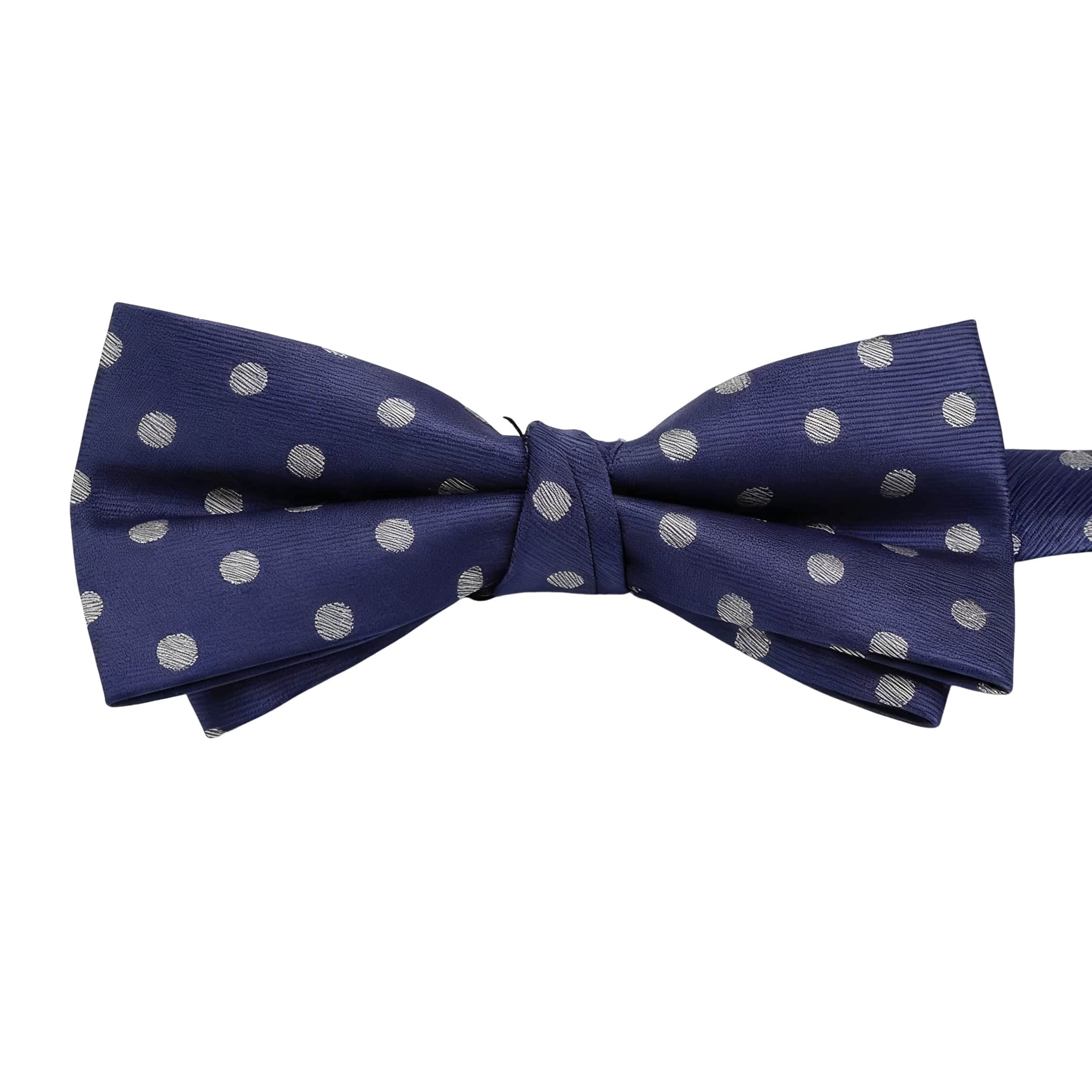 Teal Brown Polka Dot Bowtie