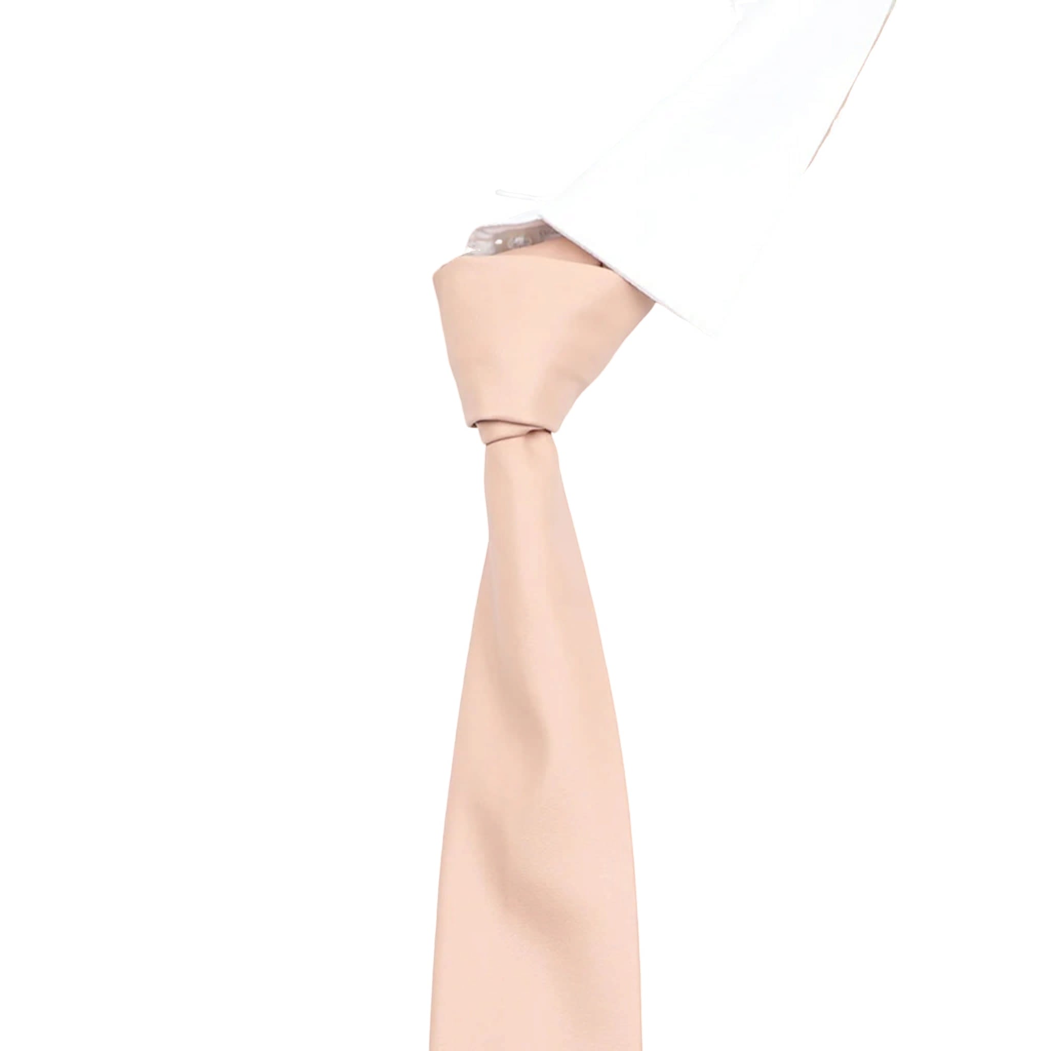 Peach Solid Necktie