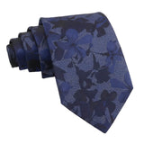 Blue Blue Floral Necktie