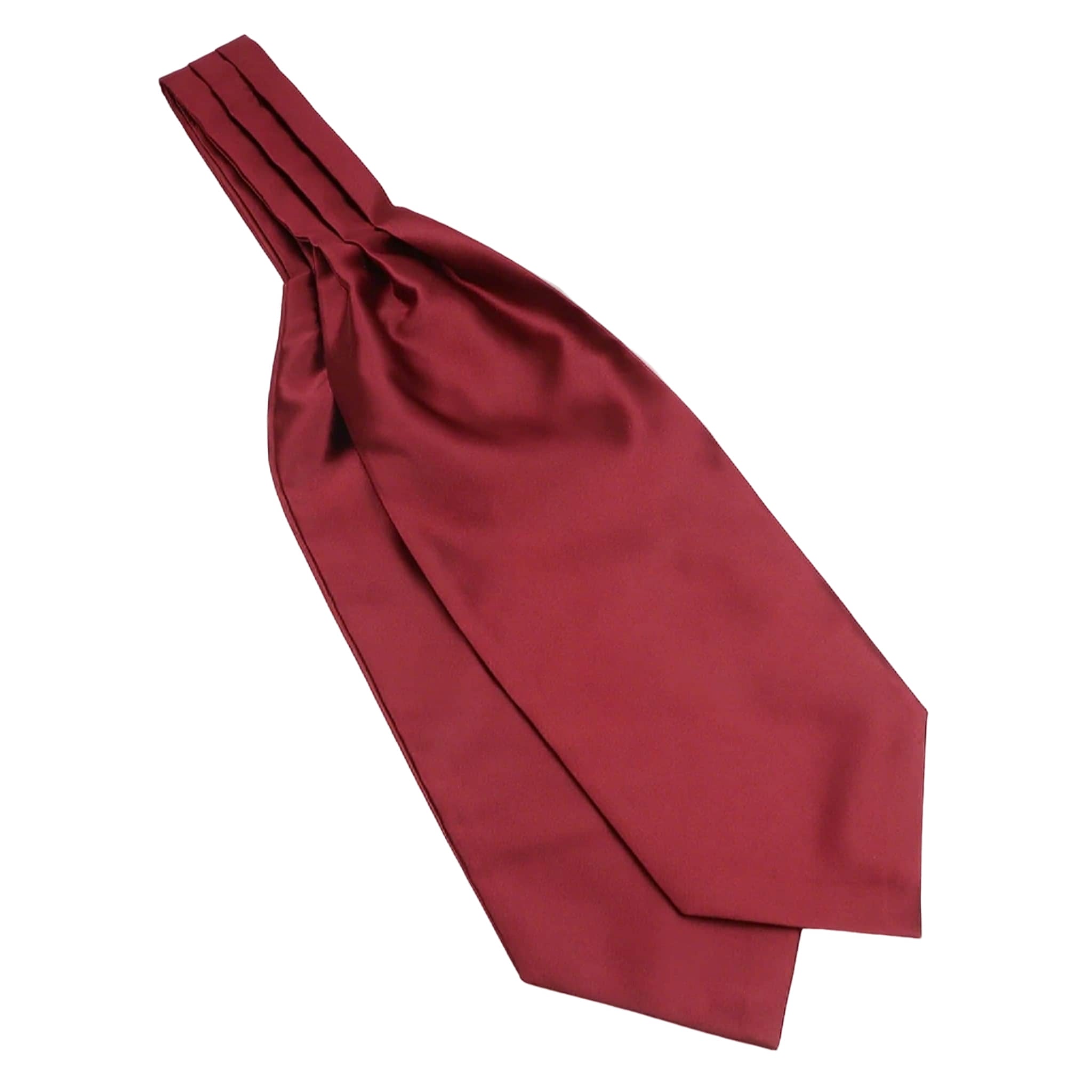 Burgundy  Solid Ascot