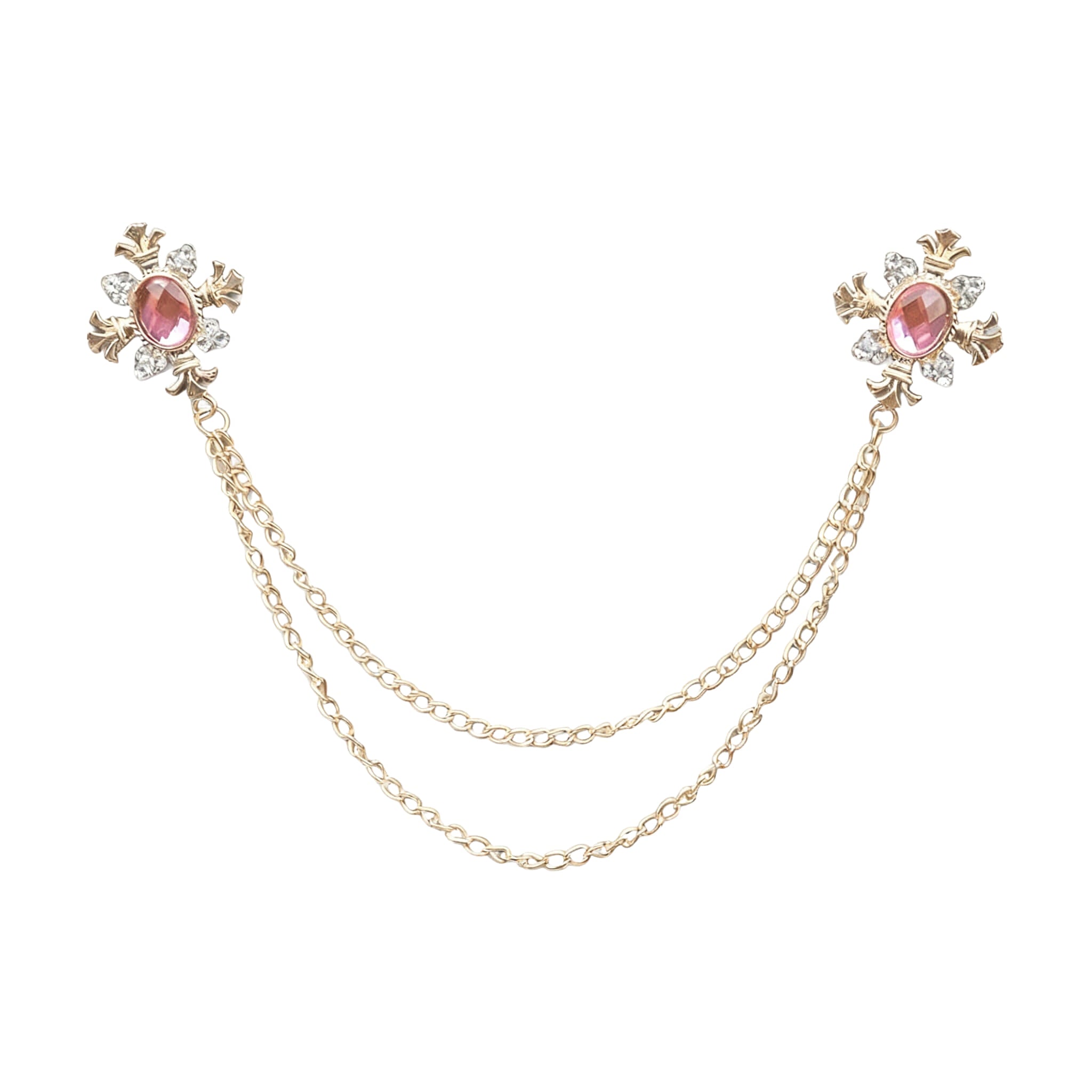 Gold Pink Chain Accessorie