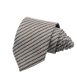Gray Pink Polka Dot Necktie