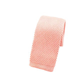 Mint Green White Knitted Necktie