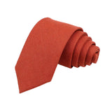 Rust Solid Necktie