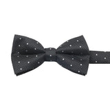 Black White Polka Dot Bowtie