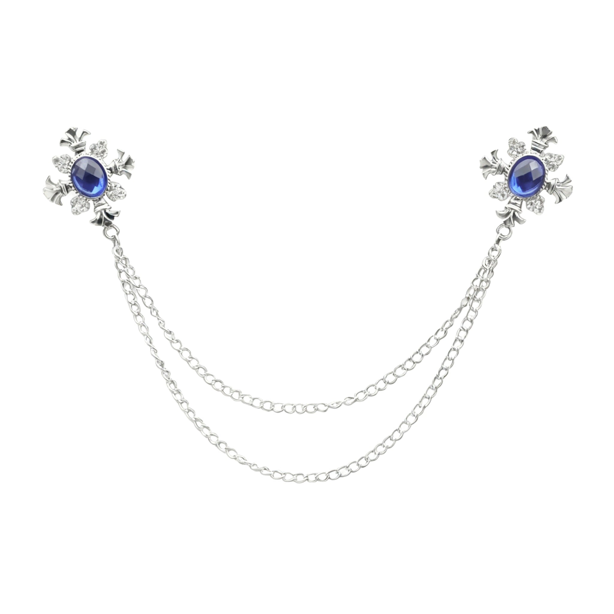 Silver Blue Chain Accessorie