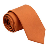 Brown Solid Necktie